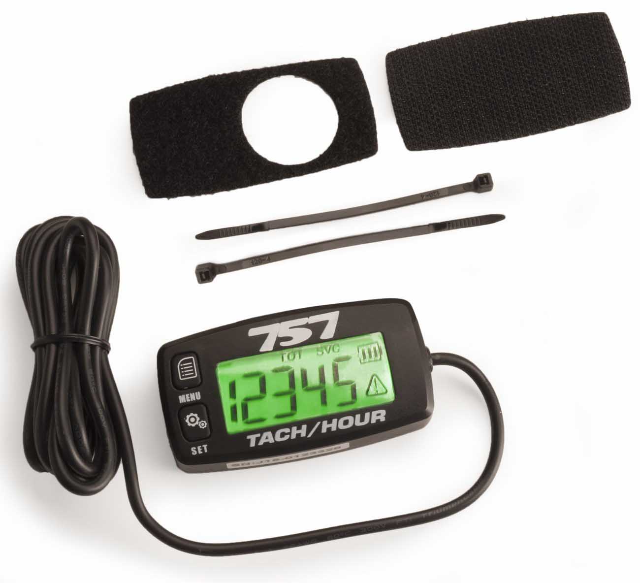 Water Proof Marine Tach Hour Meter Rpm Backlit Digital Gauge Johnson
